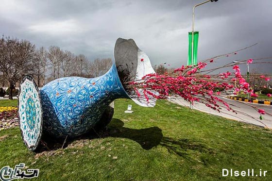 نمادهای بهاری جالب و دیدنی نوروز 92 در مشهد 