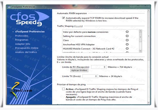 افزایش سرعت اینترنت cFosSpeed 9.00 build 2020 Final